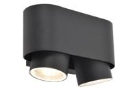 Lutec WandspotCypres down duo antraciet - 6604003118