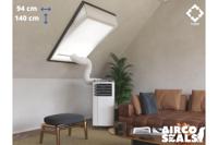 FDBW PK08 - Airco Raamafdichtingskit - 94 x 140 cm - Geschikt voor Velux Tuimelvenster Dakraam