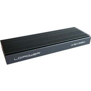 LC-Power LC-M2-C-NVME-3 behuizing voor opslagstations SDD-behuizing Zwart M.2