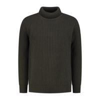 Travelin&apos; Men - Col hals - Groen - Maat XL