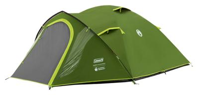 Coleman Darwin 3+ BlackOut Trekkerstent Groen 3P