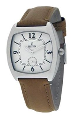 Horlogeband Festina F16041-5 Leder Bruin 22mm
