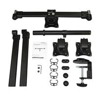 StarTech.com Triple monitor arm tot 24 eenvoudige hoogteinstelling staal - thumbnail