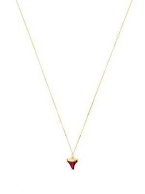 True Rocks collier à pendentif dent de requin - Or
