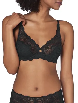 Beugel BH Amourette 300 W - Kanten bh met transparante cups - Doorschijnend - Doorzichtige bh