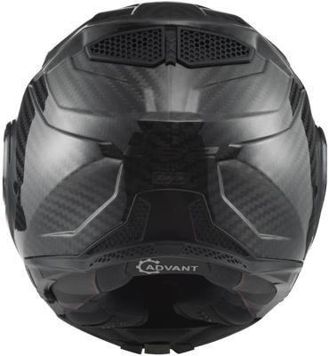 LS2 opklaphelm "ff901 advant x carbon solid"