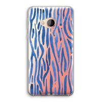 Blauwe nerven: HTC U Play Transparant Hoesje