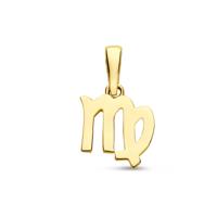14k Geelgouden Hanger Sterrenbeeld Maagd - Per Stuk