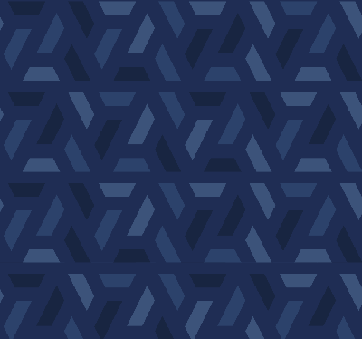 Driehoeken patroon donkerblauw behang