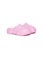 Moschino Kids claquettes teddy bear - Rose