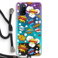 Pow Smack: Oppo A92 Transparant Hoesje met koord