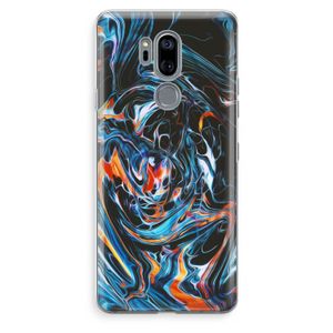 Black Unicorn: LG G7 Thinq Transparant Hoesje