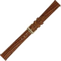 Pex Horlogebandje Snake Cognac 14mm