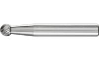 PFERD 21112556 Freesstift Bol Lengte 45 mm Afmeting, Ø 6 mm Werklengte 5 mm Schachtdiameter 6 mm - thumbnail