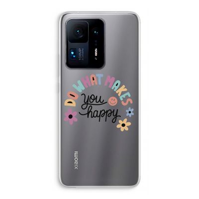 Happy days: Xiaomi Mi Mix 4 Transparant Hoesje