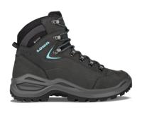 Lowa Renegade Evo GTX Mid S Hoge Wandelschoen Dames Asphalt/Turqoise 7