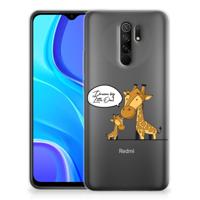 Xiaomi Redmi 9 Telefoonhoesje met Naam Giraffe