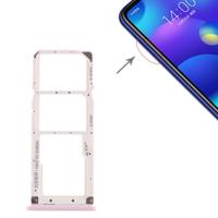 SIM-kaart lade + SIM-kaart lade + micro SD-kaart lade voor Xiaomi mi Play (roze)