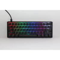 Ducky one 3 classic mini, toetsenbord (zwart/wit, us lay-out, cherry mx silent red, rgb led, double-shot pbt, hot-swappable, quack mechanics, 60%)