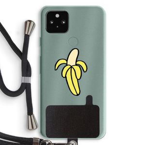 Banana: Pixel 5a 5G Transparant Hoesje met koord
