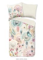 HIP Dekbedovertrek "" - Wit - (135x200 cm) - Katoen Satijn