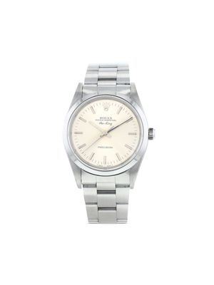 Rolex montre Air-King 34 mm pre-owned (1993) - Argent