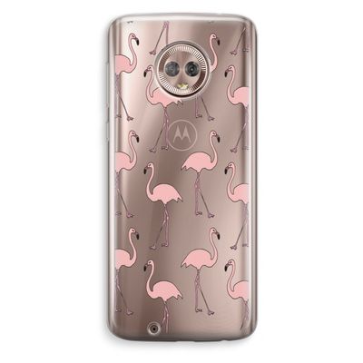 Anything Flamingoes: Motorola Moto G6 Transparant Hoesje