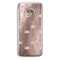 Anything Flamingoes: Motorola Moto G6 Transparant Hoesje