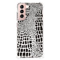 Samsung Galaxy S21 FE Case Anti-shock Slangenprint - thumbnail