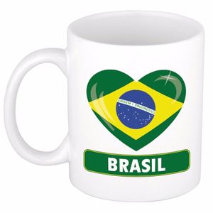 Hartje Brazilie mok / beker 300 ml   -