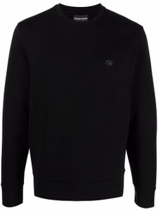 Emporio Armani sweat à patch logo - Noir