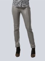 Leren broek Alba Moda Grijs - thumbnail