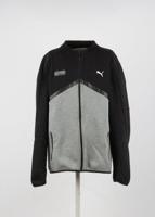 Vintage Puma Jacket in Black and Gray Size M