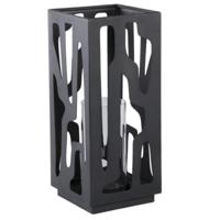 PTMD windlicht dewey zwart 42 cm | 2 stuks