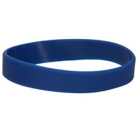 Siliconen armband blauw - thumbnail