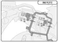 GIVI PL Zijkofferhouders, Motorspecifieke bagage, PL3112