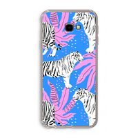 Tijger: Samsung Galaxy J4 Plus Transparant Hoesje