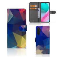 Samsung Galaxy M54 | Book Case | Polygon Dark