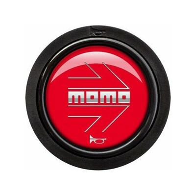 Knop MOMO SPHOARWREDCHF Stuur Zwart/Rood