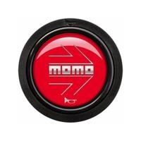 Knop MOMO SPHOARWREDCHF Stuur Zwart/Rood