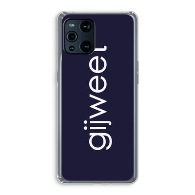Gijweet: Oppo Find X3 Pro Transparant Hoesje