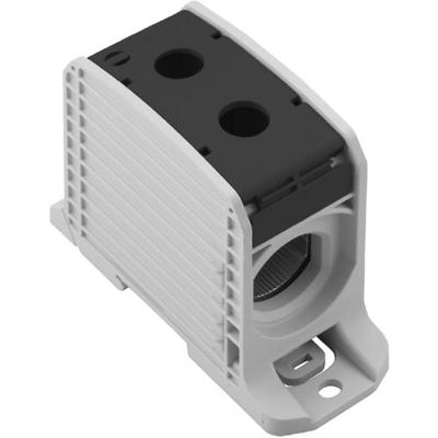 Weidmüller 2502890000 Doorgangsklem 45 mm Schroeven Grijs, Zwart 1 stuk(s)
