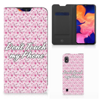 Samsung Galaxy A10 Design Case Flowers Pink DTMP - thumbnail