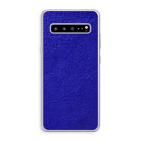Majorelle Blue: Samsung Galaxy S10 5G Transparant Hoesje