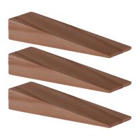 Deurwig - 3x - hout - 7 x 1,2 cm - deurstopper - thumbnail