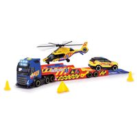 Dickie transporter met reddingshelikopter