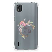 Nokia C2 2nd Edition Stevig Bumper Hoesje Boho Text - thumbnail