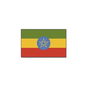 Vlag Ethiopie van 90 x 150 cm - feestartikelen - Landen thema supporters