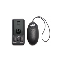 XR Brands Vibrating Silicone XL Egg with Remote Control and 25 Speeds