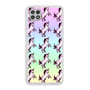 Musketon Unicorn: Samsung Galaxy A22 4G Transparant Hoesje